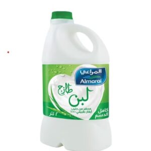 المراعي لبن طازج كامل الدسم 2 لتر