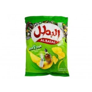 بطاطس البطل بالملح والخل110جرام