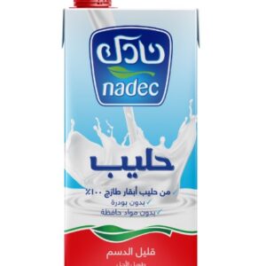 حلیب نادك طویل الأجل قليل الدسم 1 لتر