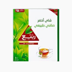 شاي ربيع الأخضر الصافي المنعش 100 كيس
