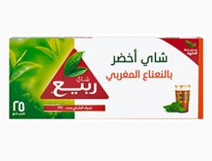 شاي ربيع الأخضر بالنعناع المغربي 25 كيس