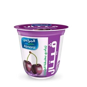 فيتال المراعي - زبادي بطبقة الكرز الأسود 140 جرام