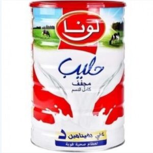 لونا - حليب مجفف كامل الدسم 900جم