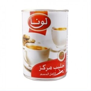 لونا - حليب مركز كامل الدسم 410جم