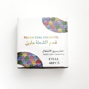 فحم الشعلة ملون 40 حبة