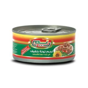 ريم لحم تونه خفيف في زيت دوار الشمس – قطع – 185 جرام
