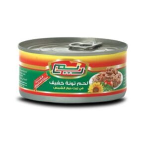 ريم لحم تونه خفيف في زيت دوار الشمس – مفتته – 160 جرام