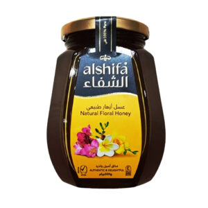 الشفاء عسل ازهار طبيعي 500 جرام